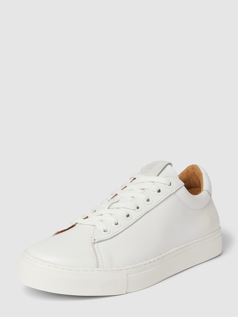 Sneaker mit Label-Detail Modell 'LORENA' in weiß