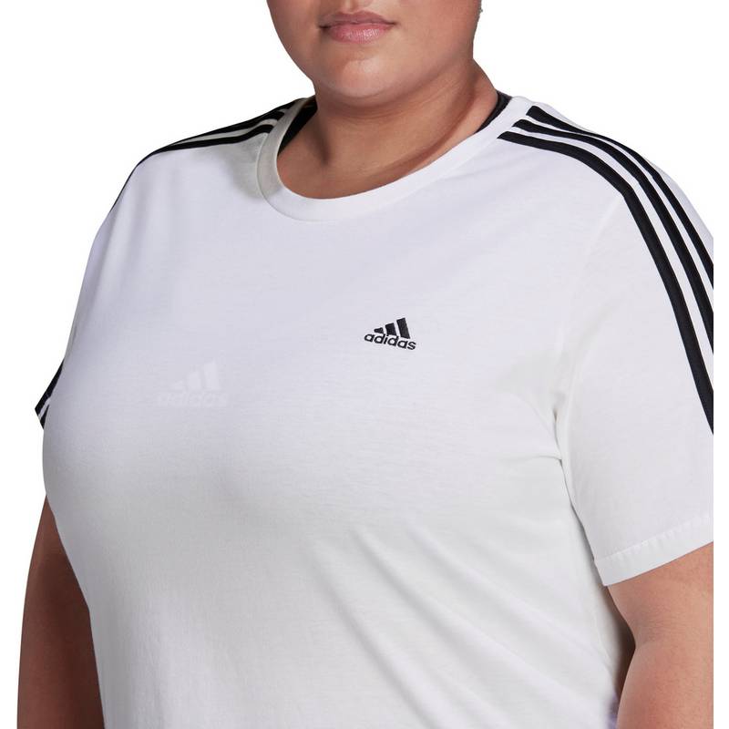adidas ESSENTIALS SLIM 3-STREIFEN T-Shirt Damen