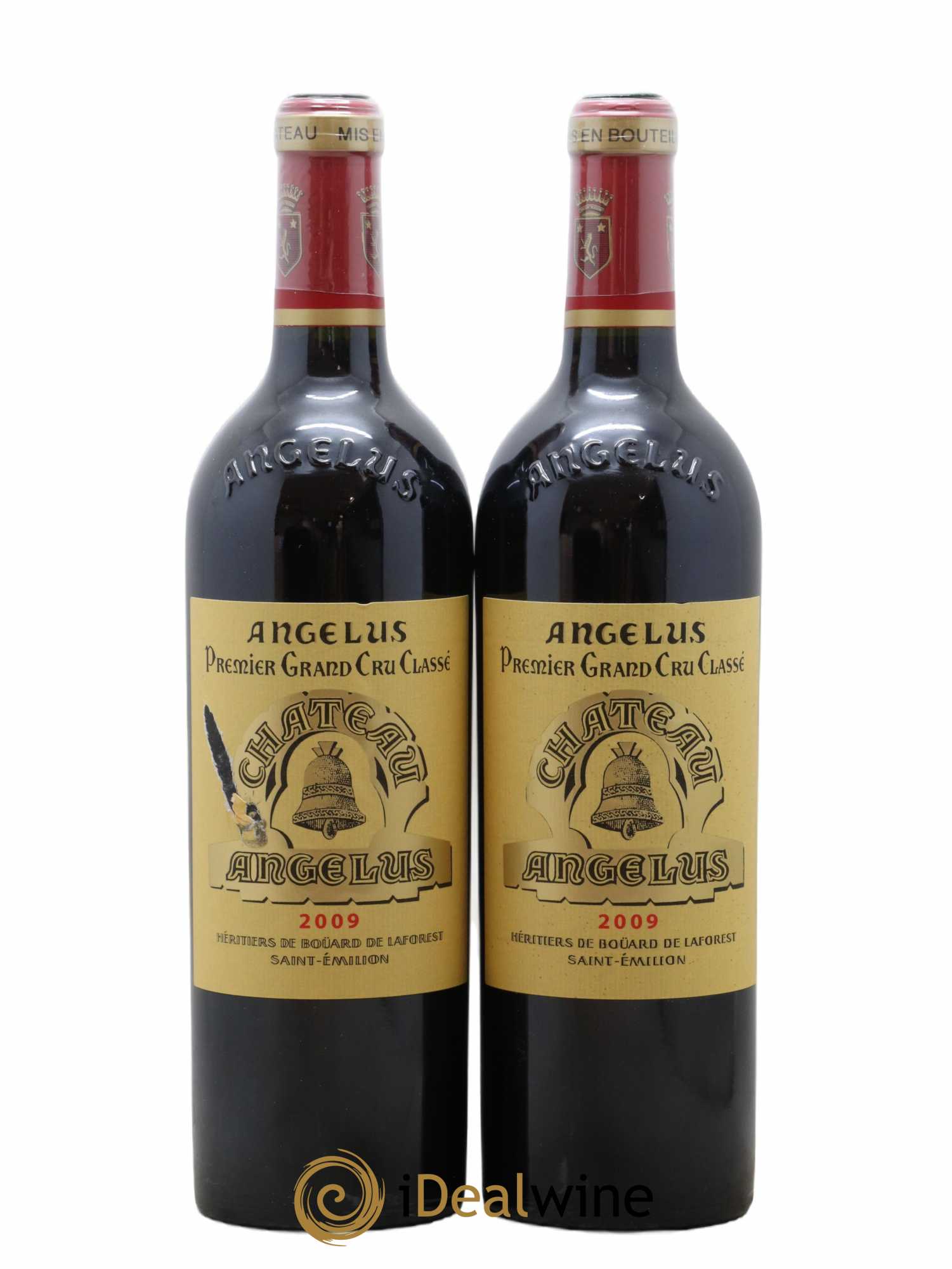 Château Angélus 1er Grand Cru Classé A  2009 - Lot de 2 Bouteilles