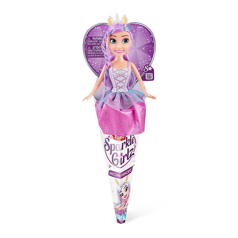 Sparkle Girlz Enhjørning og prinsesse cone Sparkle girlz