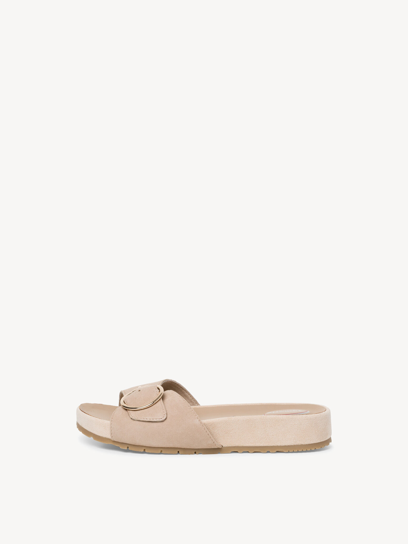 Mule en cuir - beige