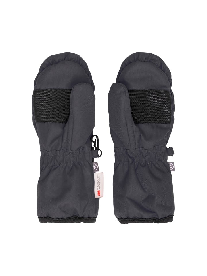 Color Kids Skihandschuhe COMittens-Waterproof - 5459 5459 Verstellbare Handschuhe mit Logo in Grau günstig kaufen