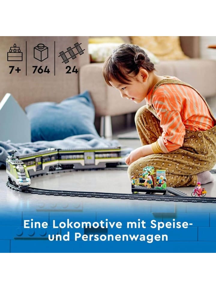 LEGO City Personen-Schnellzug in Mehrfarbig ab 7 Jahre günstig kaufen onesize