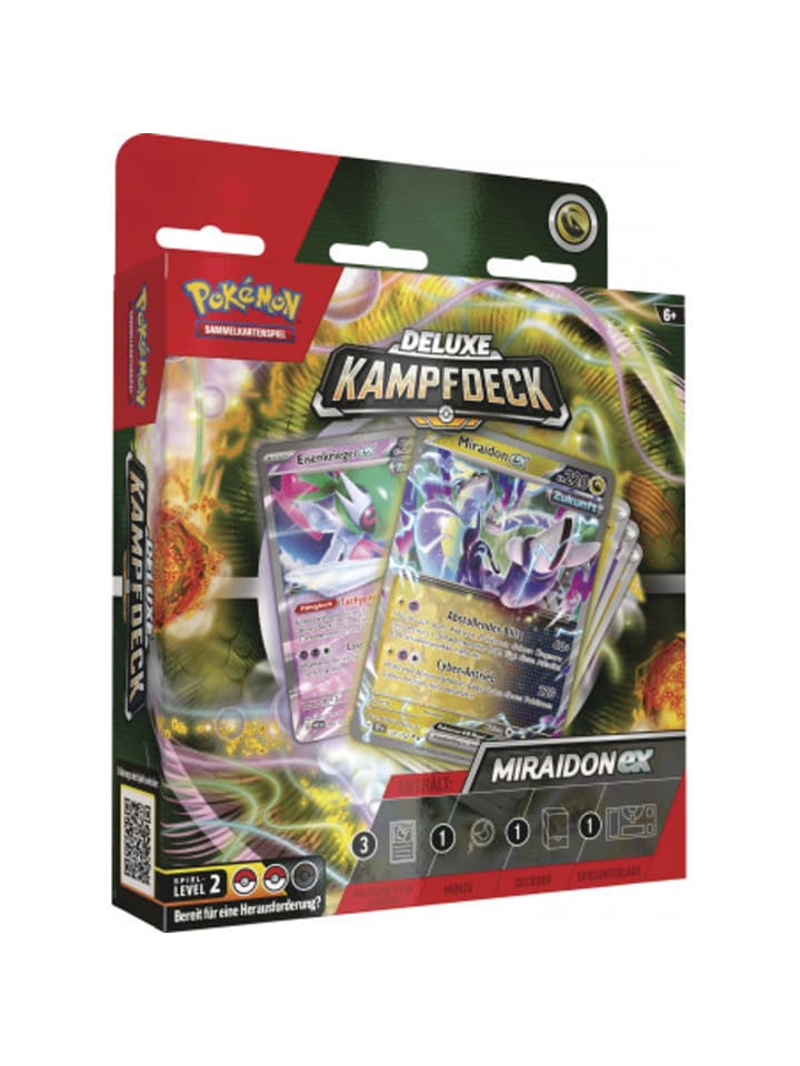 Pokémon Pokémon Deluxe-Kampfdeck Miraidon-ex oder Koraidon-ex in Mehrfarbig ab 6 Jahre günstig kaufen onesize