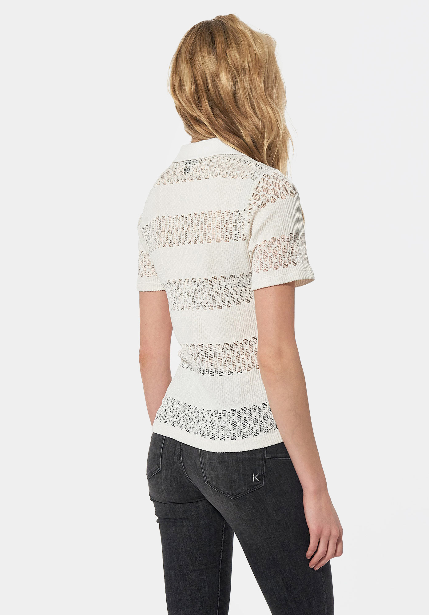 KOLO   Polo loose blanc Femme
