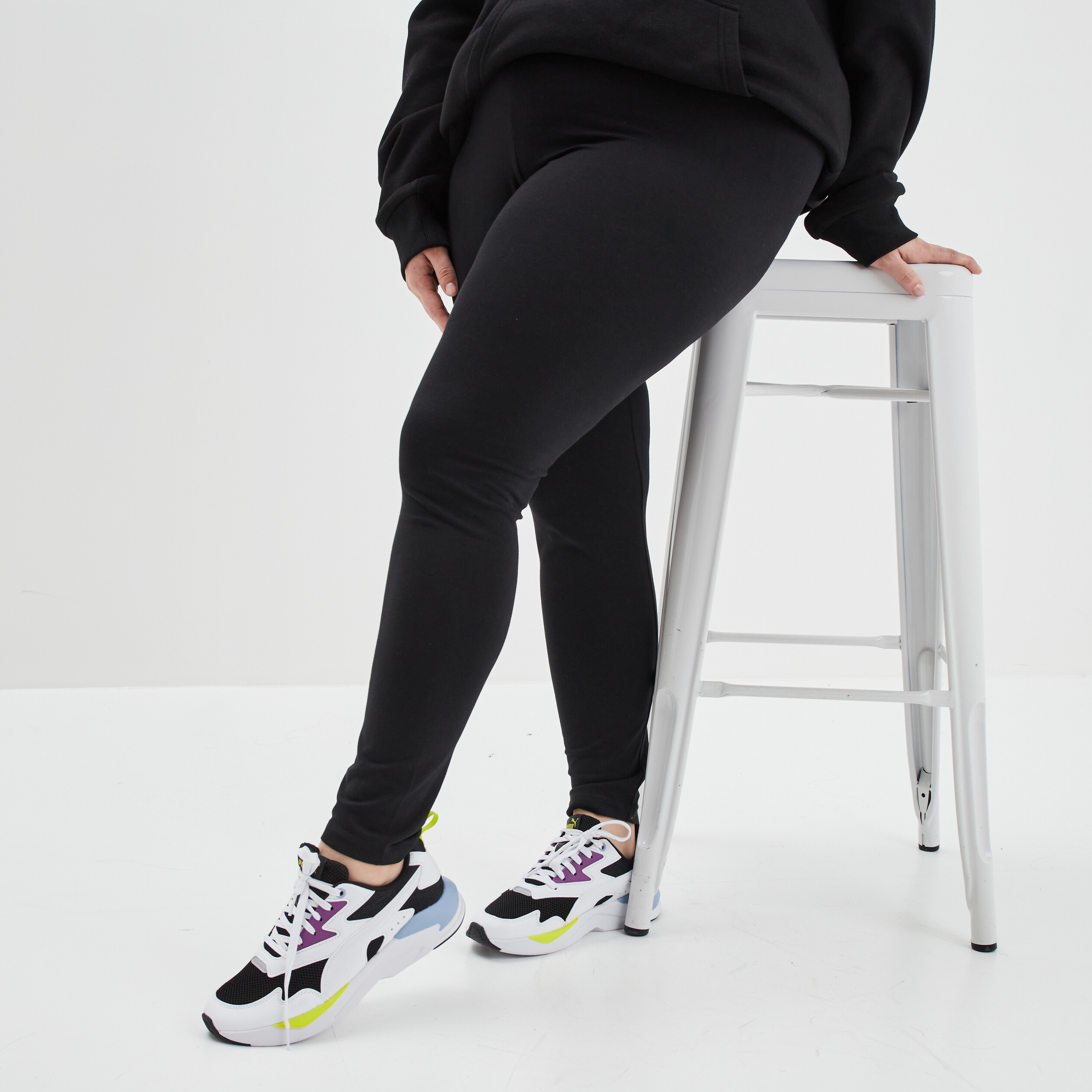 Legging noir femme grande taille | La Halle