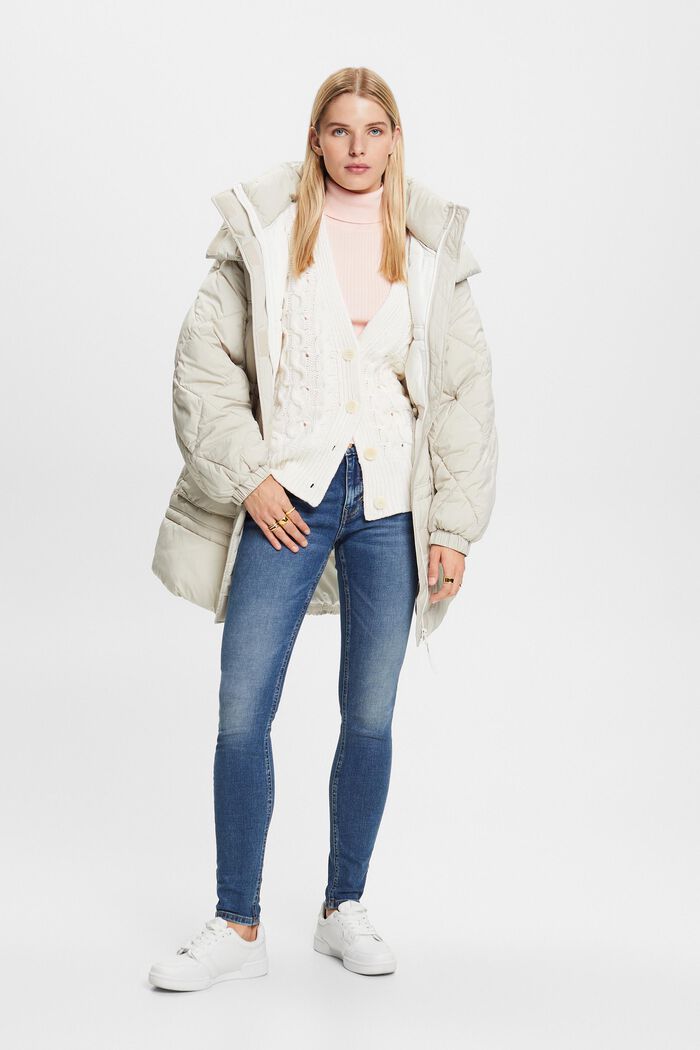 Skinny Jeans mit mittlerer Bundhöhe