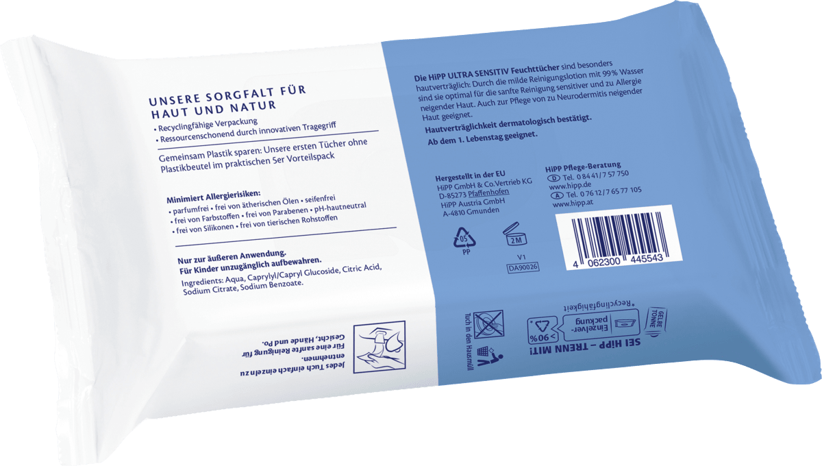 Feuchttücher Ultra sensitiv 5x48 St., 240 St