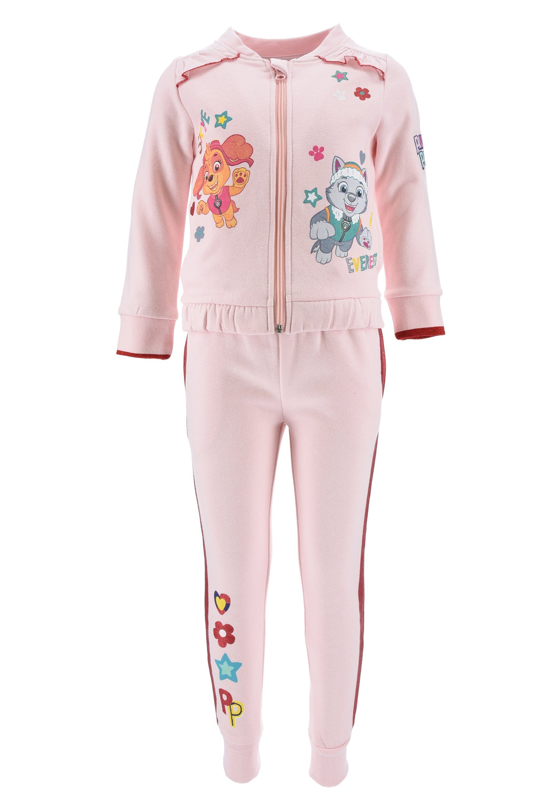 PAW PATROL Jogginganzug Skye Everest Sweat-Shirt mit Jogging-Hose Trainings-Anzug (SET, 2-tlg)