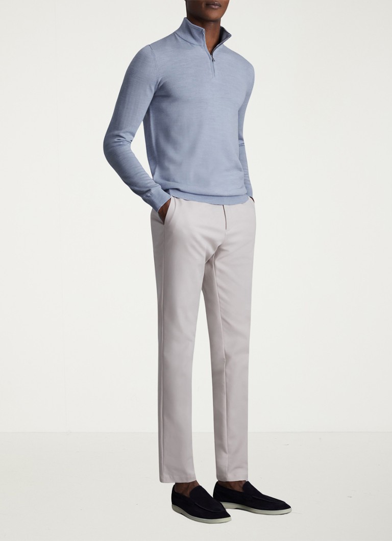 Reiss Blackhall merino wool pullover with half zip