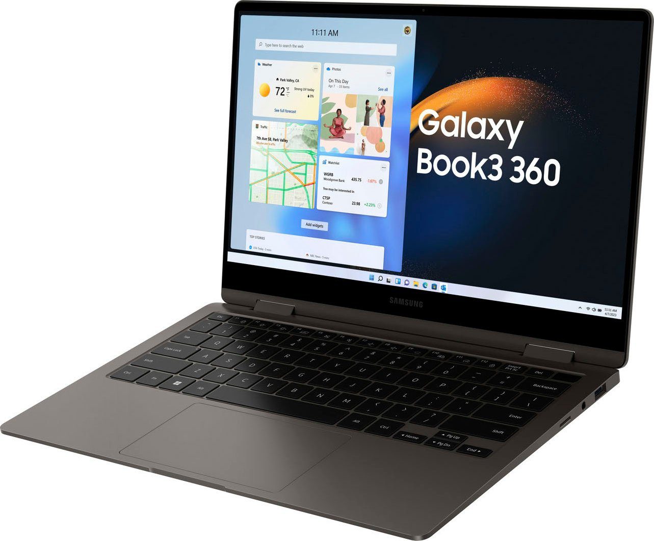 Samsung Galaxy Book3 360 Notebook (33,78 cm/13,3 Zoll, Intel Core i5 1340P, Iris Xe Graphics, 512 GB SSD)