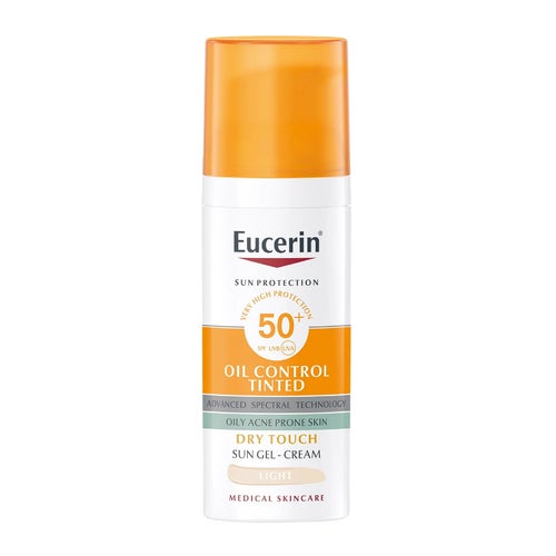 Eucerin Sun Oil Control Dry Touch Tinted Gel - Crema SPF 50+ Medium