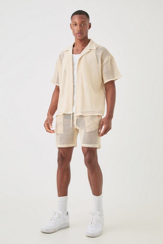 Kastiges Hemd & Shorts