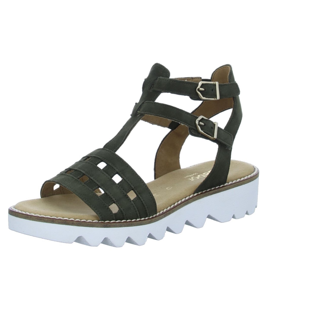 GABOR Riemchen Sandalen khaki