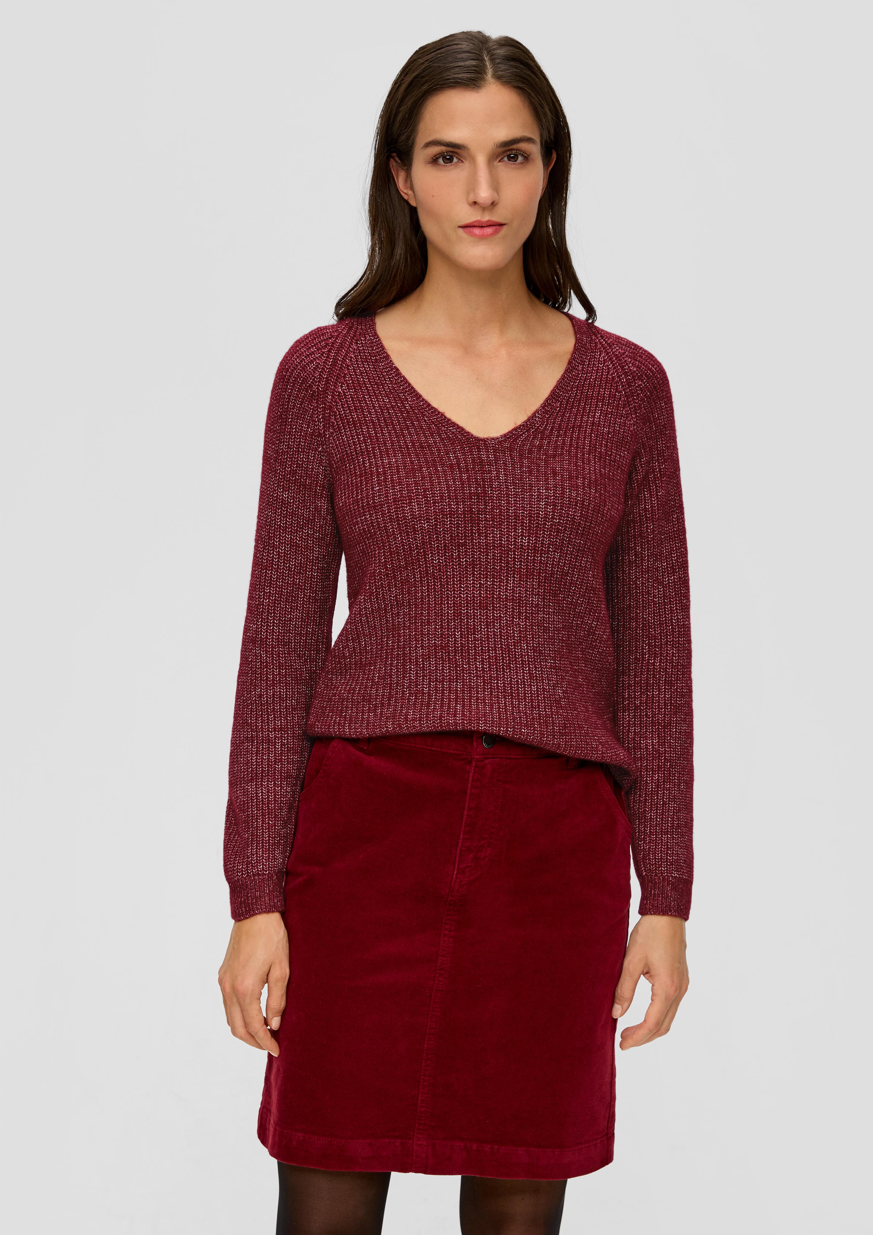 Strickpullover mit Rippstruktur  2139077-38W0