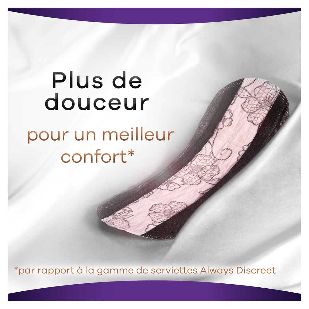 always Always Discreet Boutique Pour Fuites Urinaires x16 Serviettes Hygiéniques Pour Fuites Urinaires