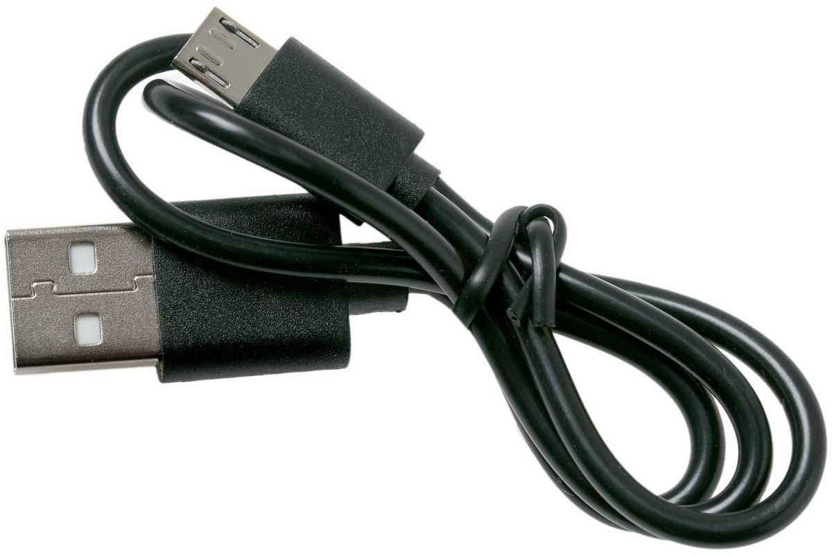 Fenix E02R Schwarze Taschenlampe