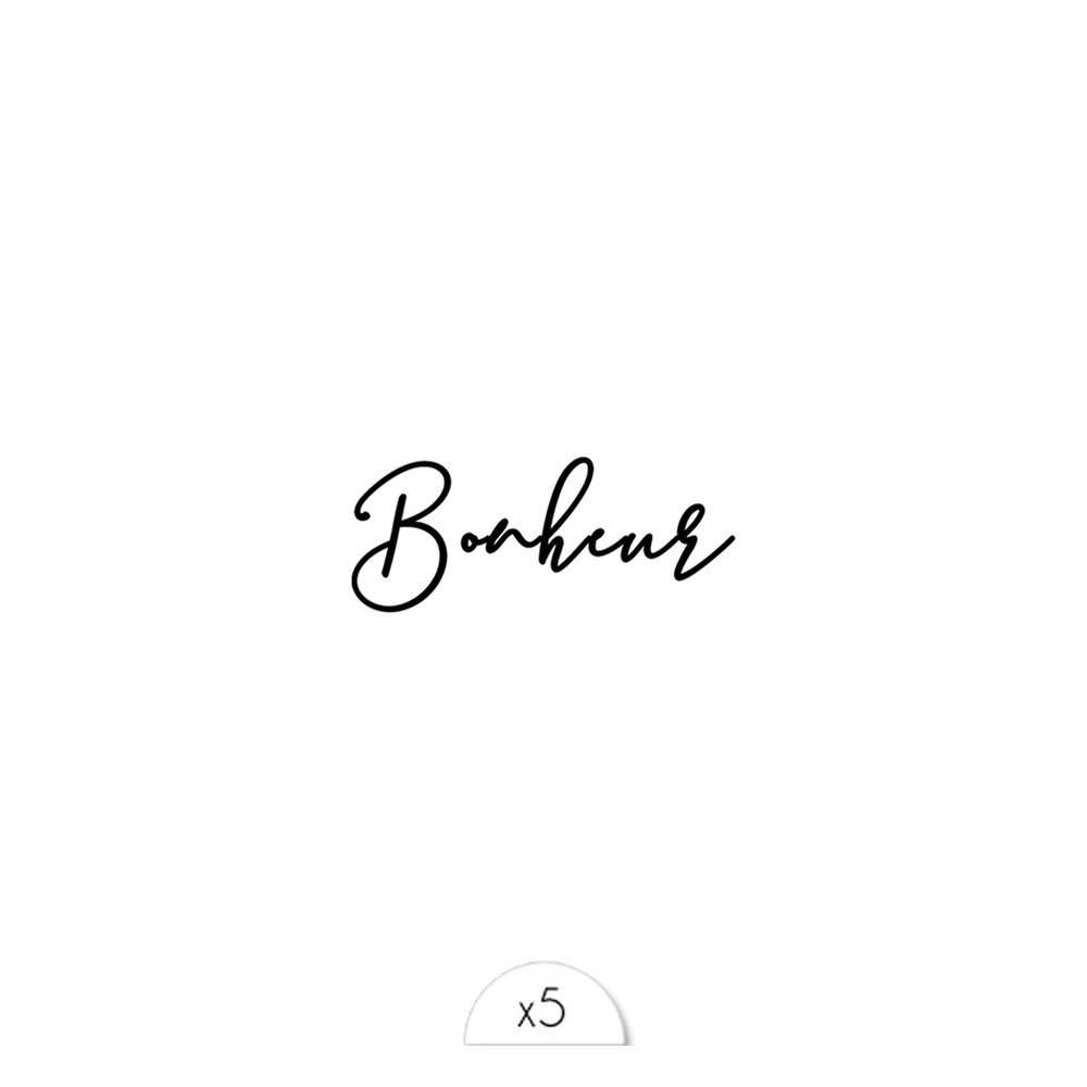 Sioou Bonheur Tatouage éphémère