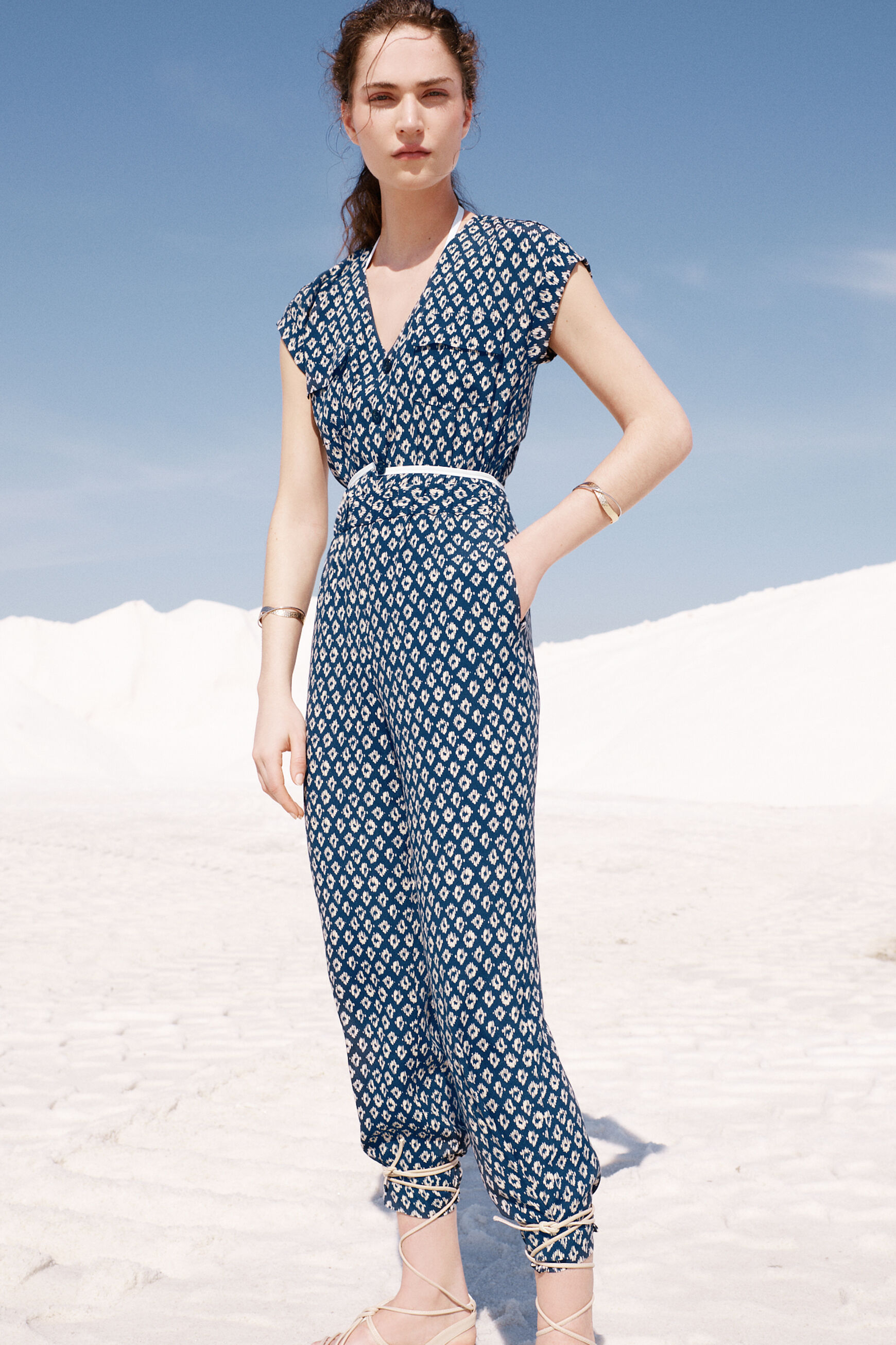 combinaison rina bleu marine femme