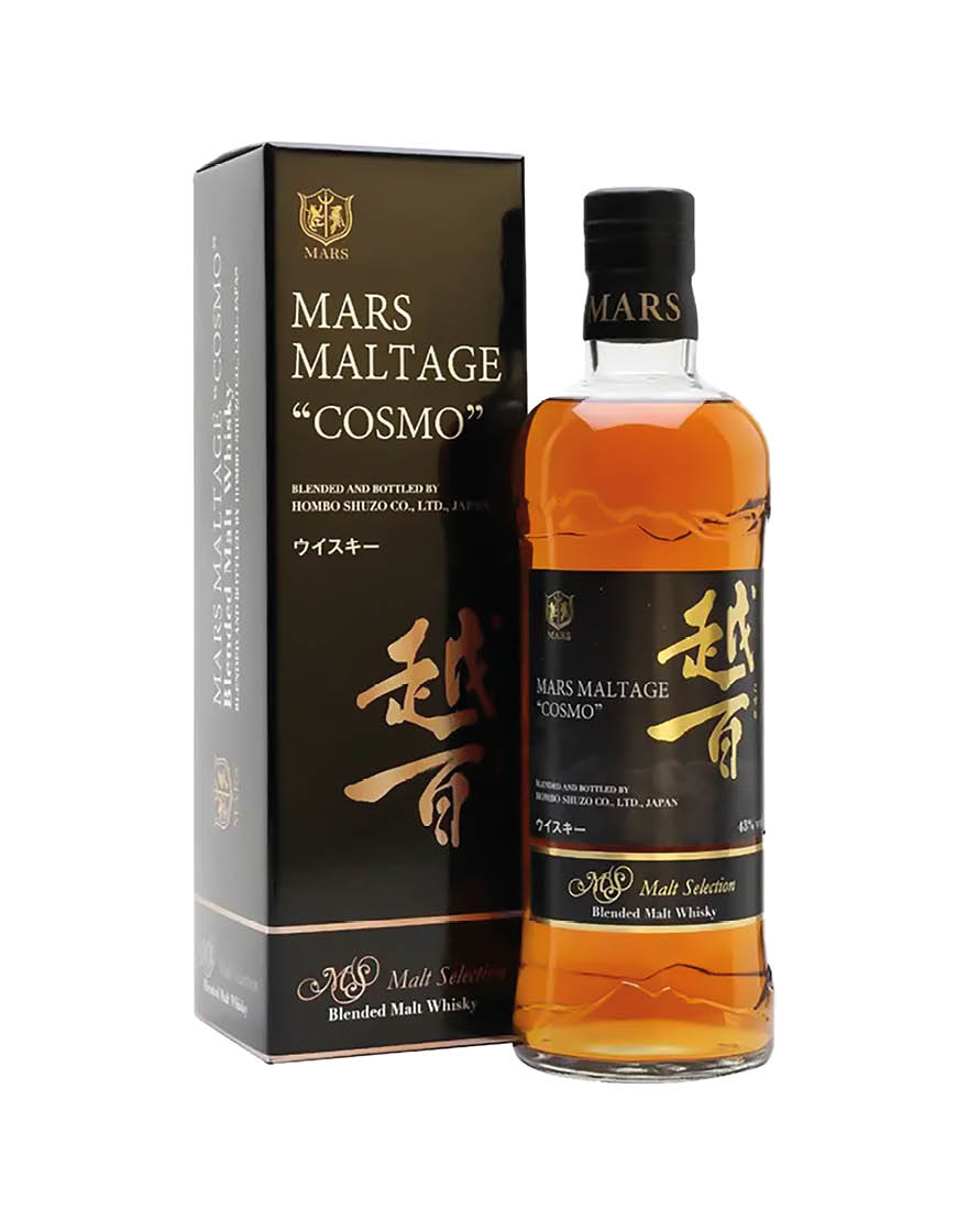 Blended Japanese Whisky Mars Maltage Cosmo Mars Shinshu 0,7 ℓ, En Étui