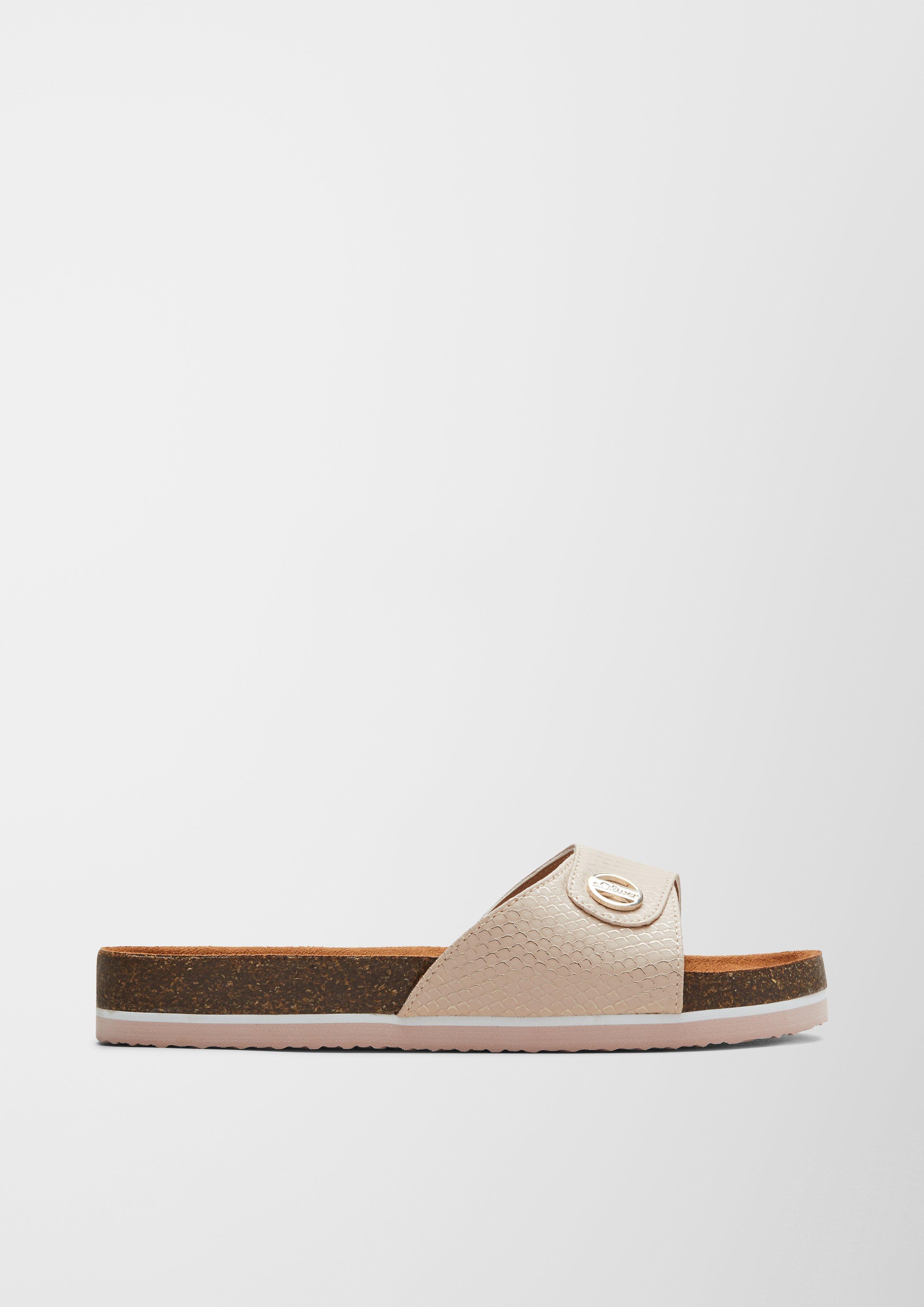 Pantoletten mit Metallic  6005684-541