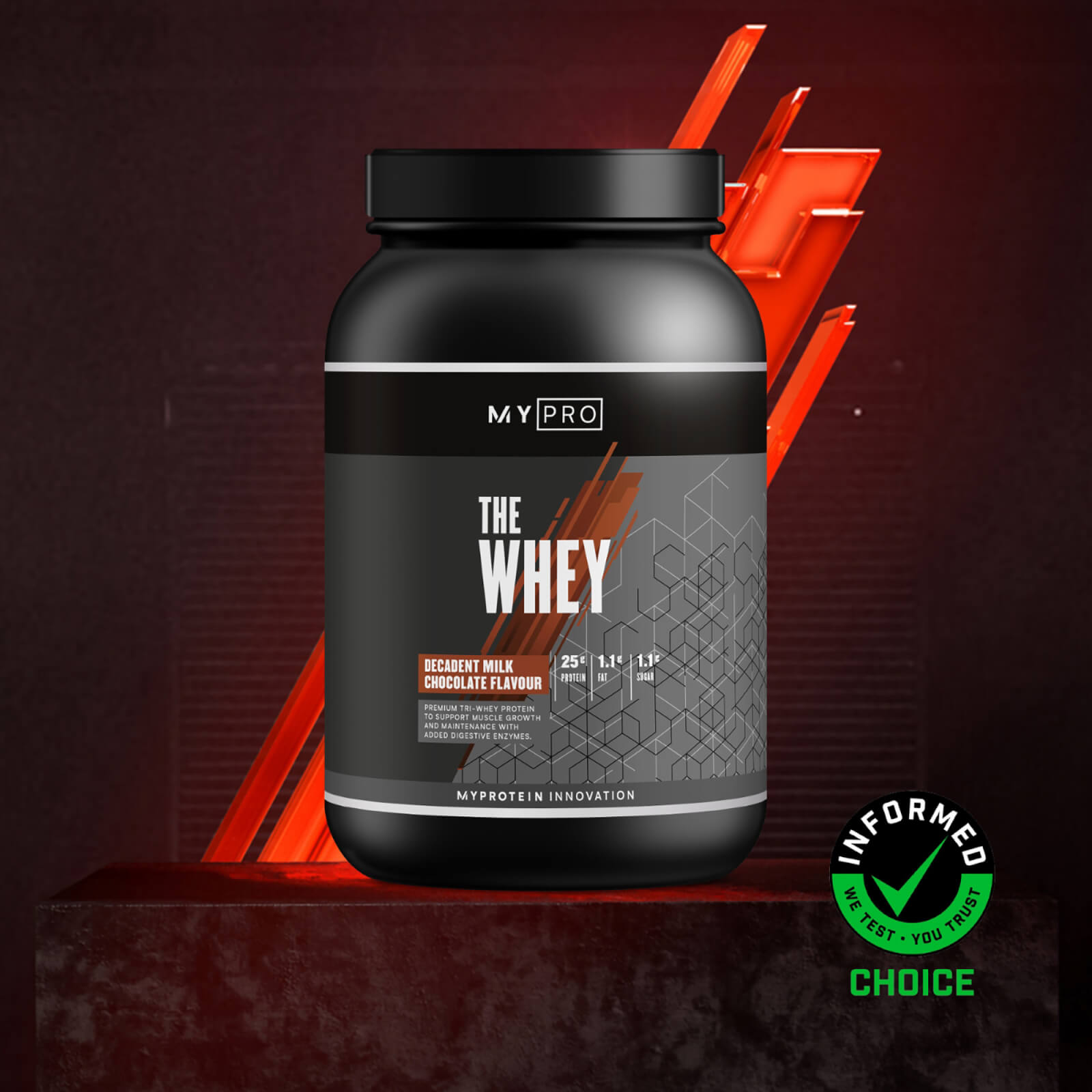 THE Whey V2, Decadent Milk Chocolate, 60 servings