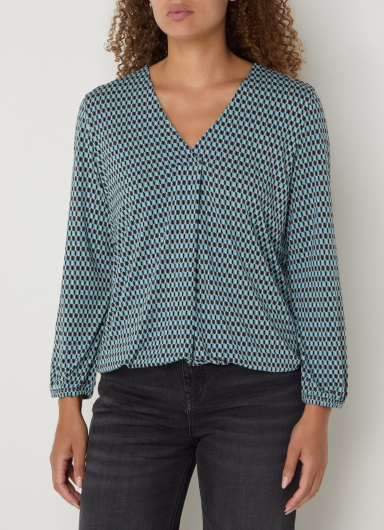 OPUS Sannah tunic with graphic print