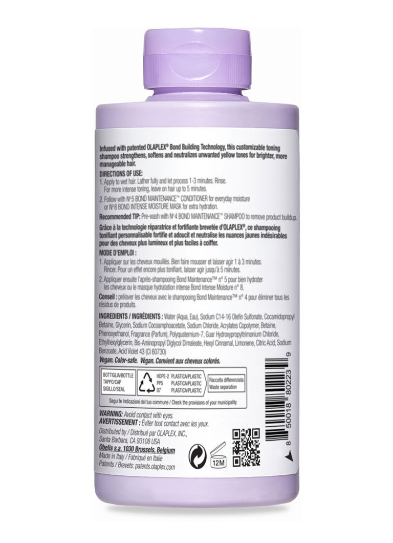 Olaplex No.4P Blonde Enhancer Toning Shampoo