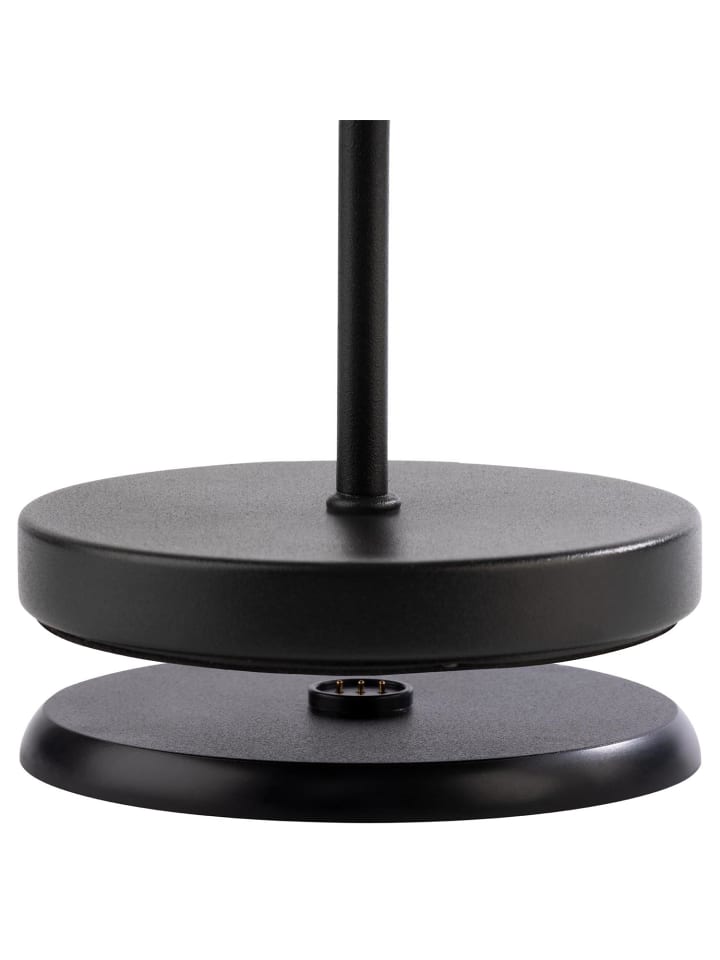 APS Tischleuchte in schwarz, Ø 12 cm, H: 28 cm, Glas/Metall günstig kaufen onesize