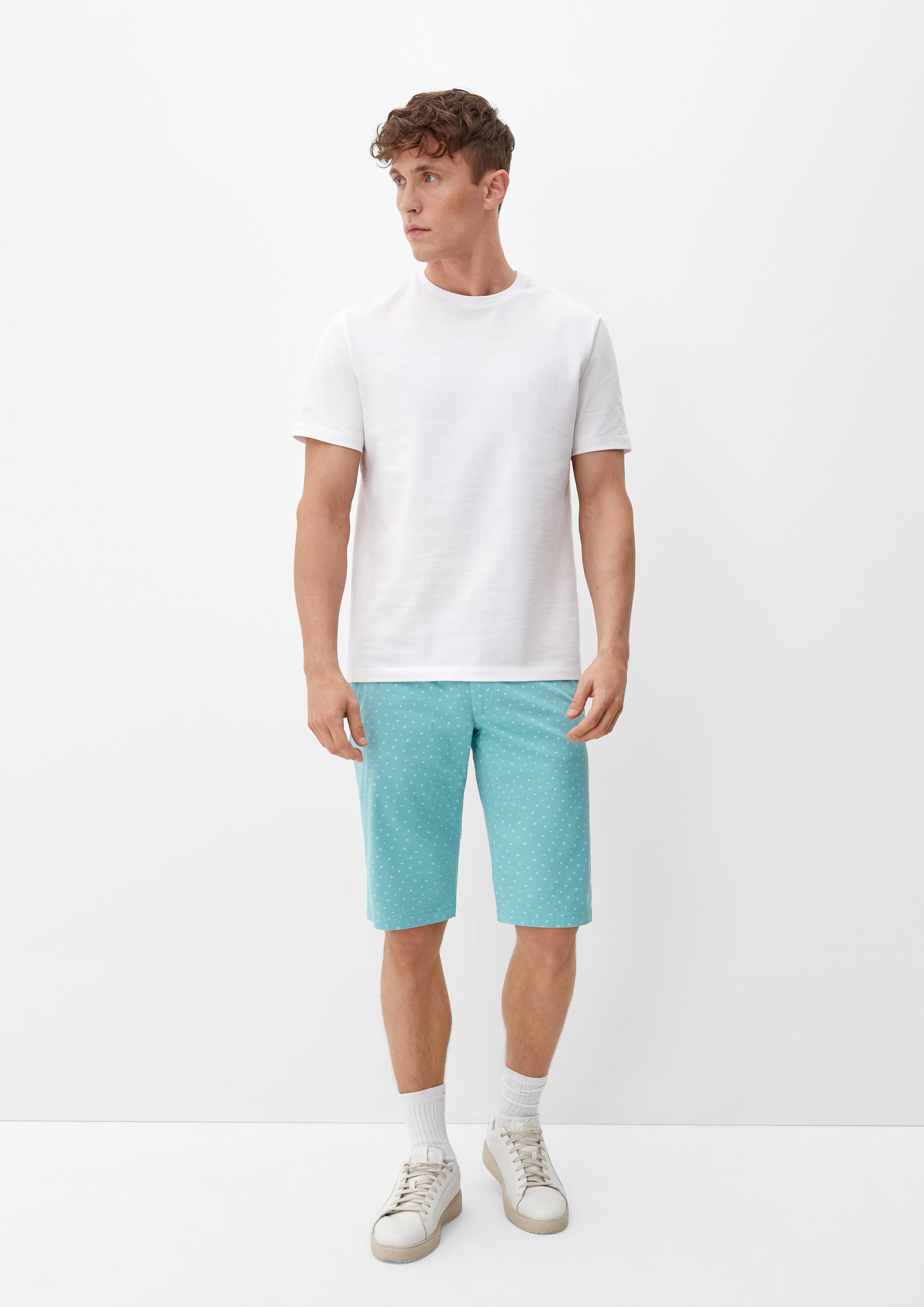 Slim: Bermuda mit Allover-Print  2128989-61A0