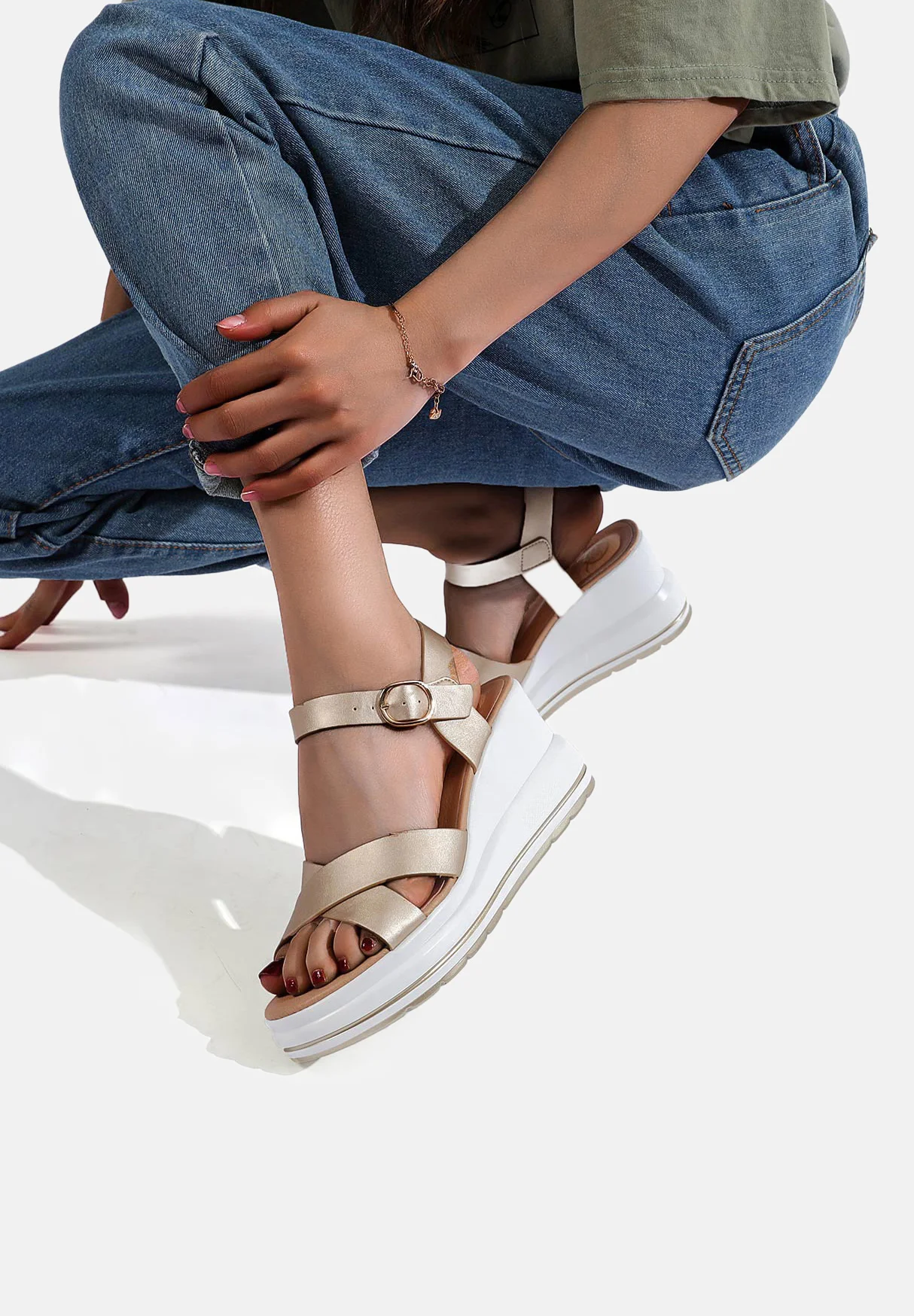 Sandalias de plataforma Queen Helena