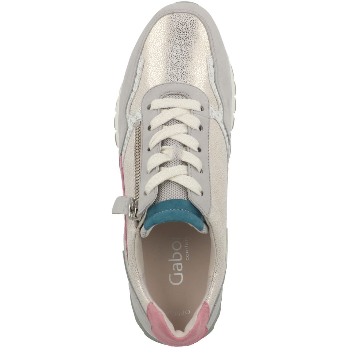 Gabor 46.378 Sneaker Low grau