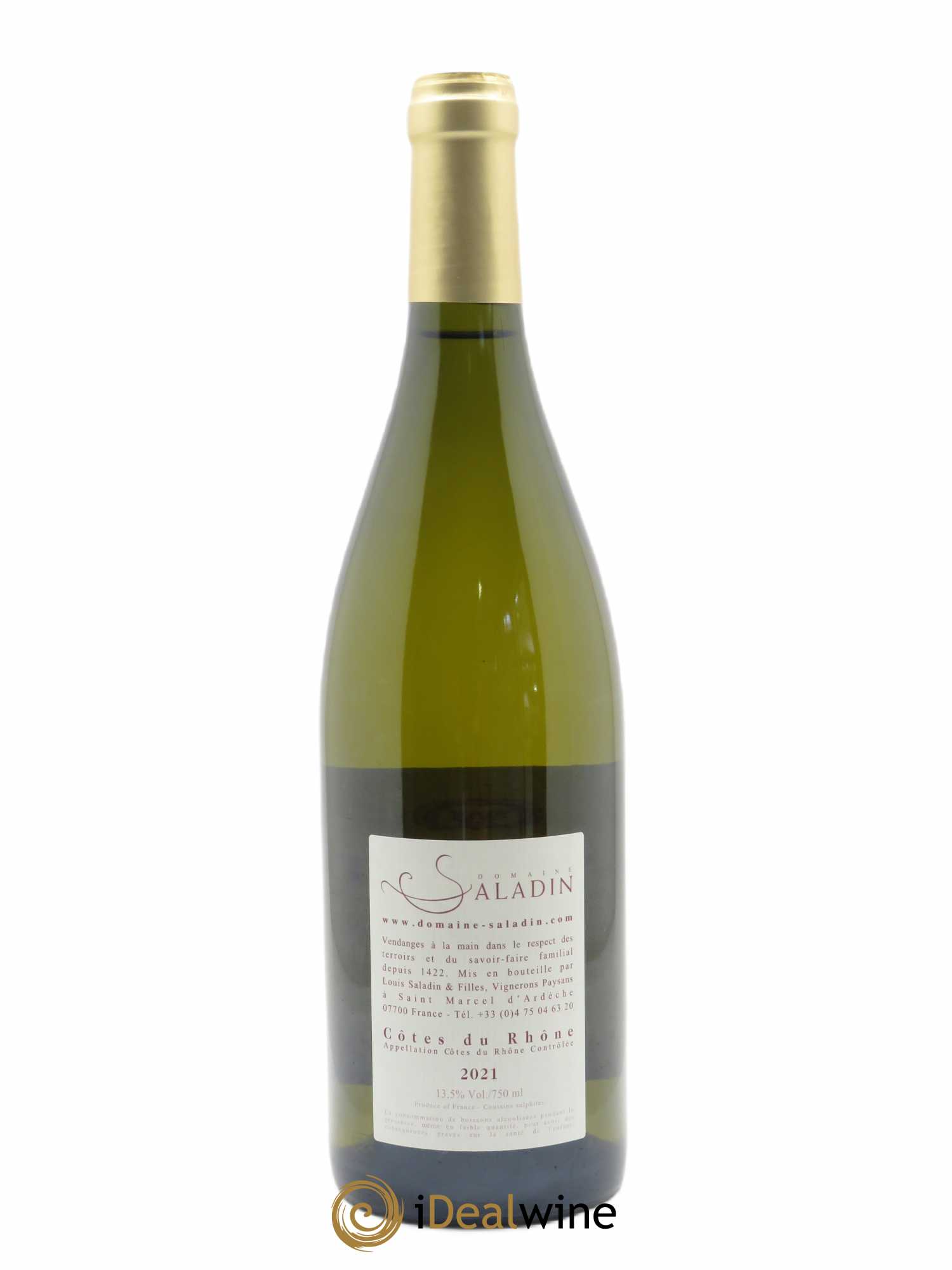 Côtes du Rhône Per El Saladin  2021 - Lot de 1 Bouteille