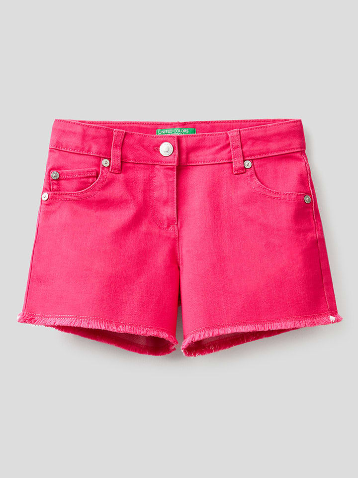 Benetton Jeans-Shorts in Pink günstig kaufen