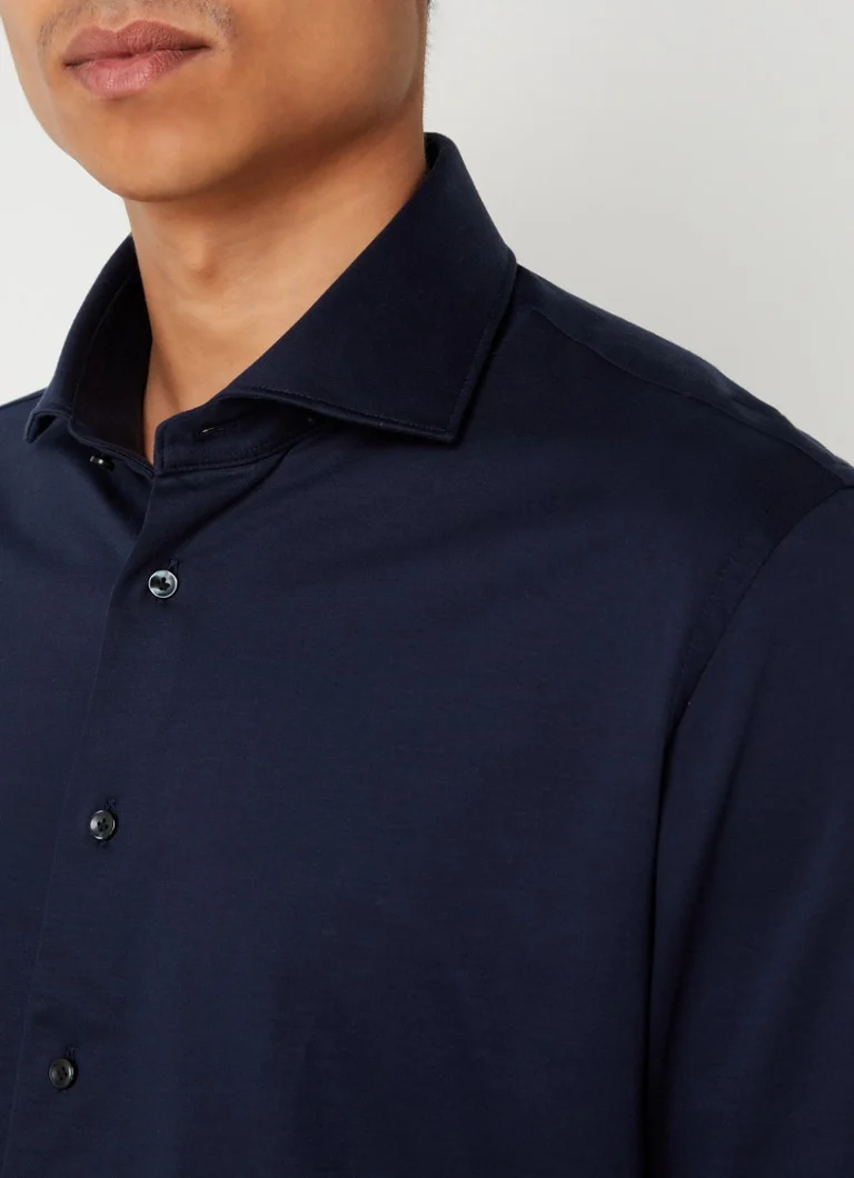 Camisa Profuomo de corte regular com elastano