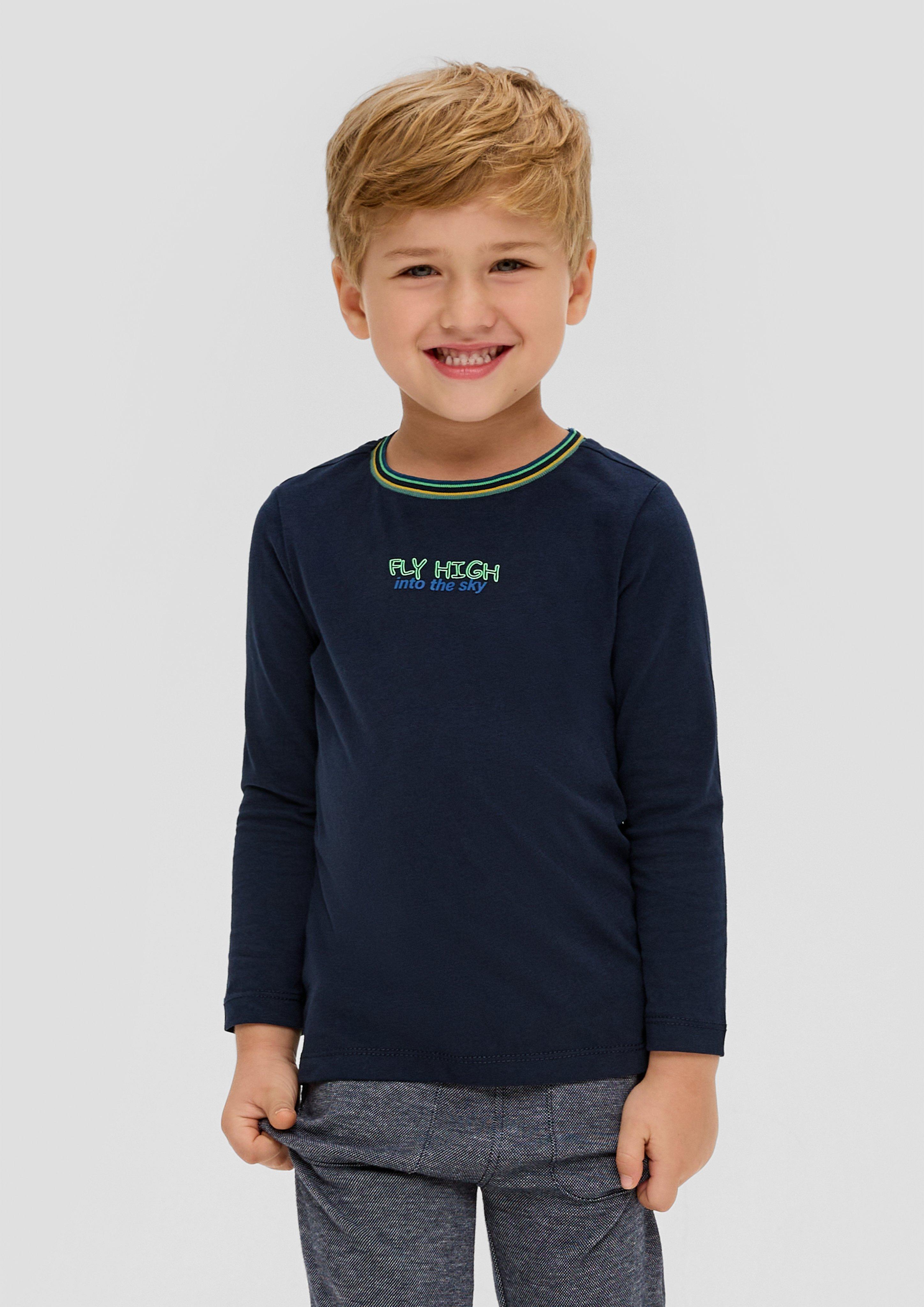 Longsleeve mit Schrift-Print  2134229-5952