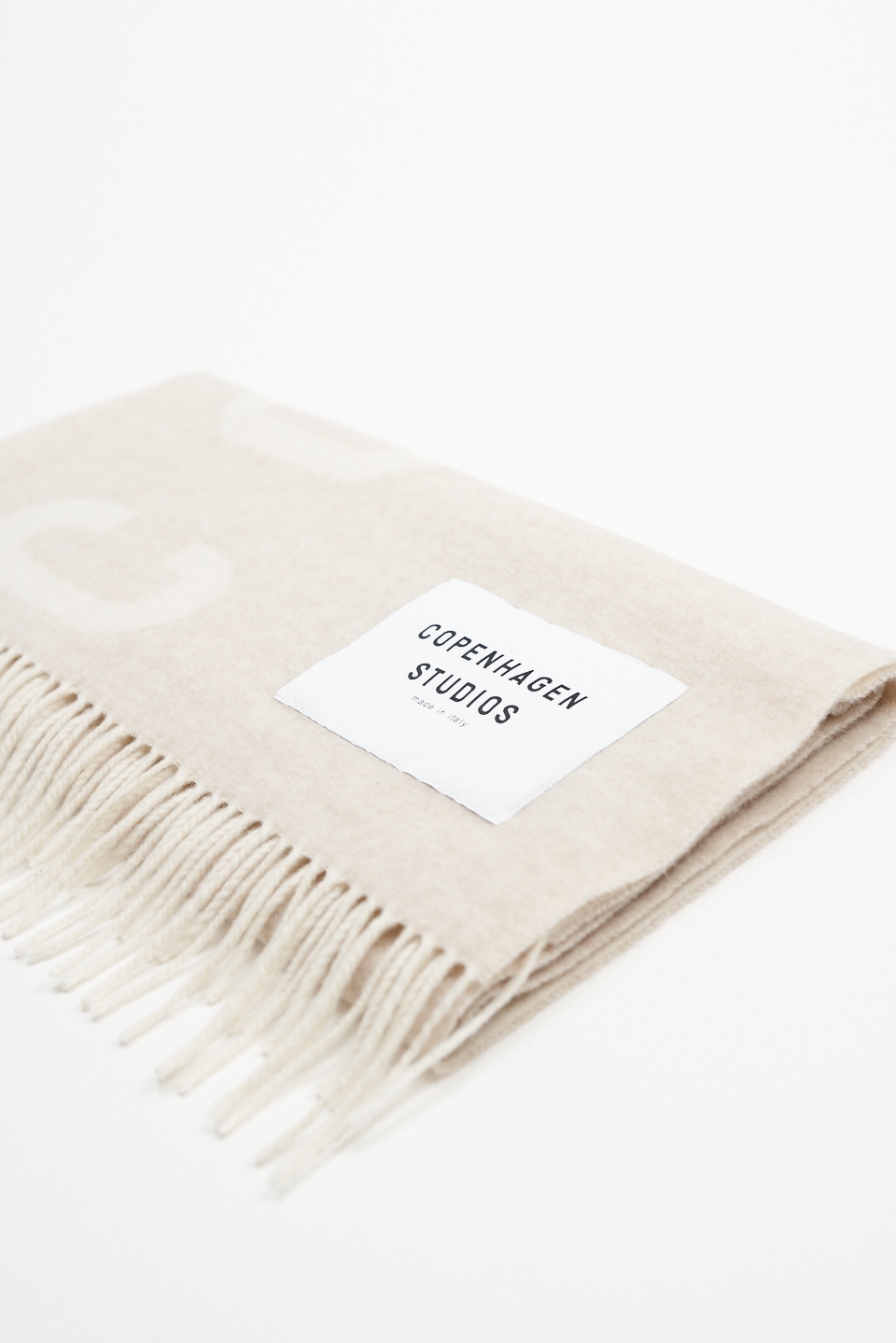 CPH SHAWL 1 wool mix beige