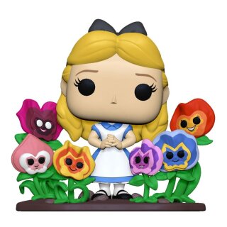 Alice im Wunderland POP! Deluxe Vinyl Figur Alice w/Flowers 20 cm
