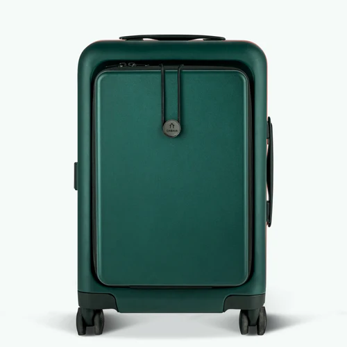 Green PVG Hard Shell Suitcase Pouch