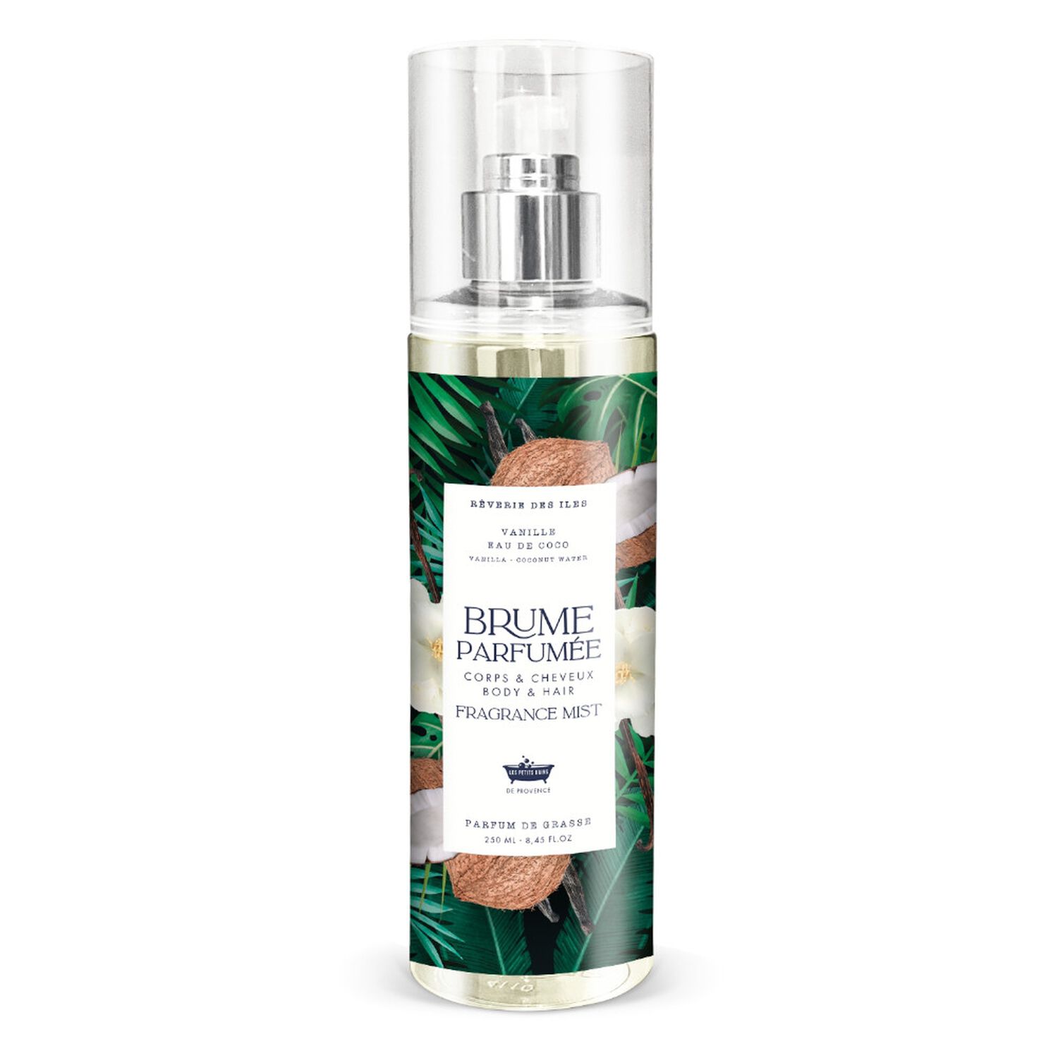 Les Petits Bains de Provence Brume Parfumée Vanille Eau de Coco 250 ml