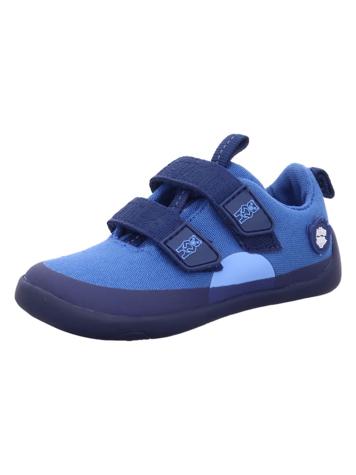 Affenzahn Jungen- Halbschuhe Halbschuh Baumwolle Lucky  Bär in Blau günstig kaufen