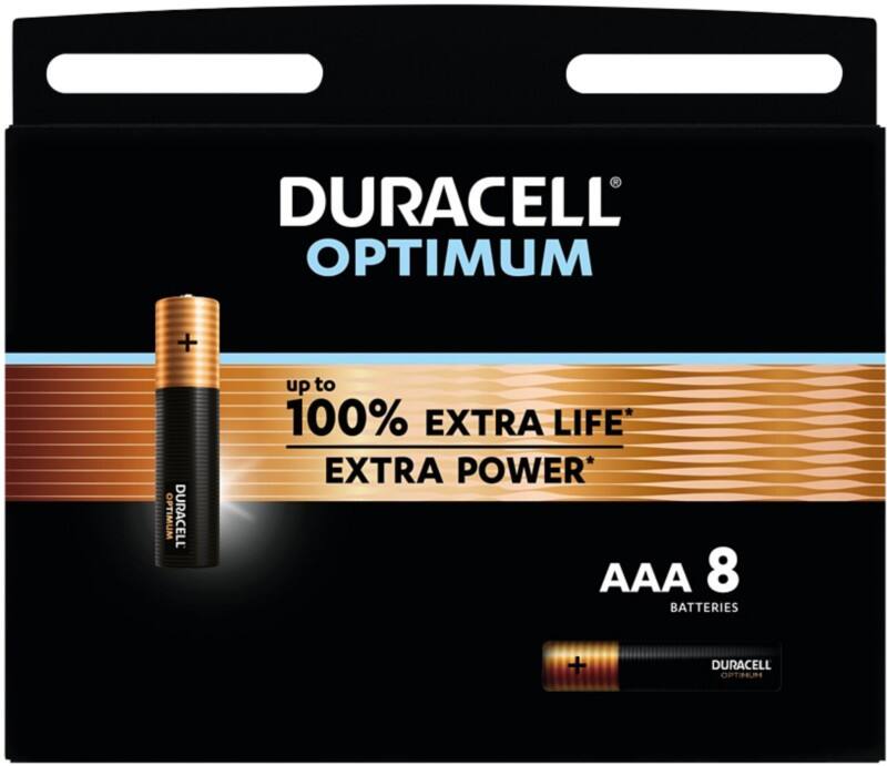 Duracell Batterien Optimum AAA 8 Stück