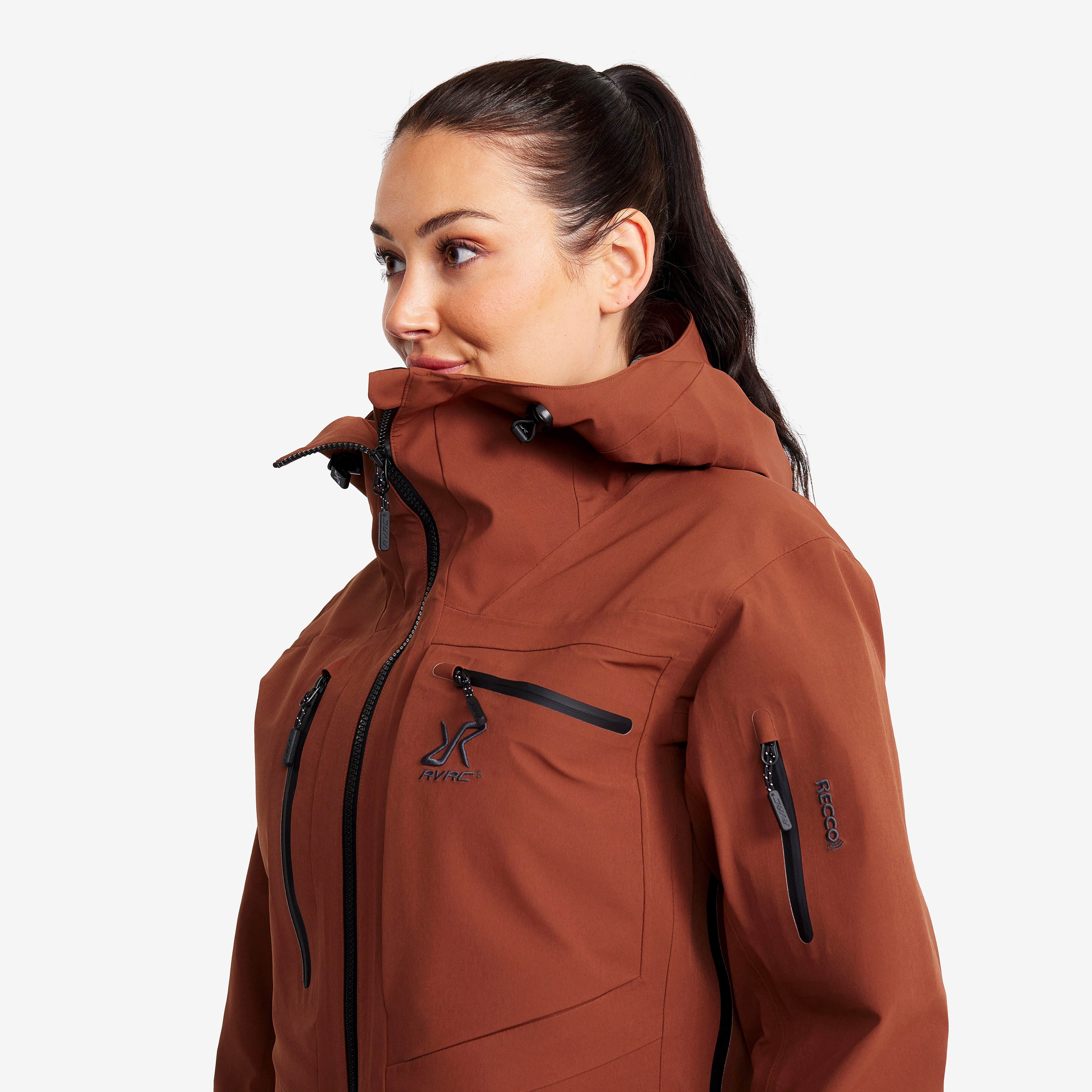 Cyclone Long 3L Jacket Femme Smoked Paprika
