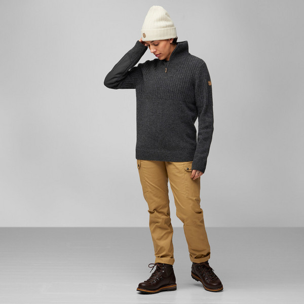 ÖVIK HALF ZIP KNIT W Damen - Wollpullover