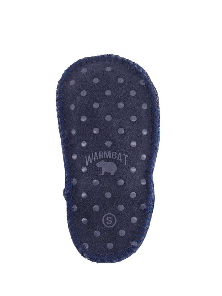 Warmbat Hausschuhe Hay Baby Bootie in Dark Navy günstig kaufen
