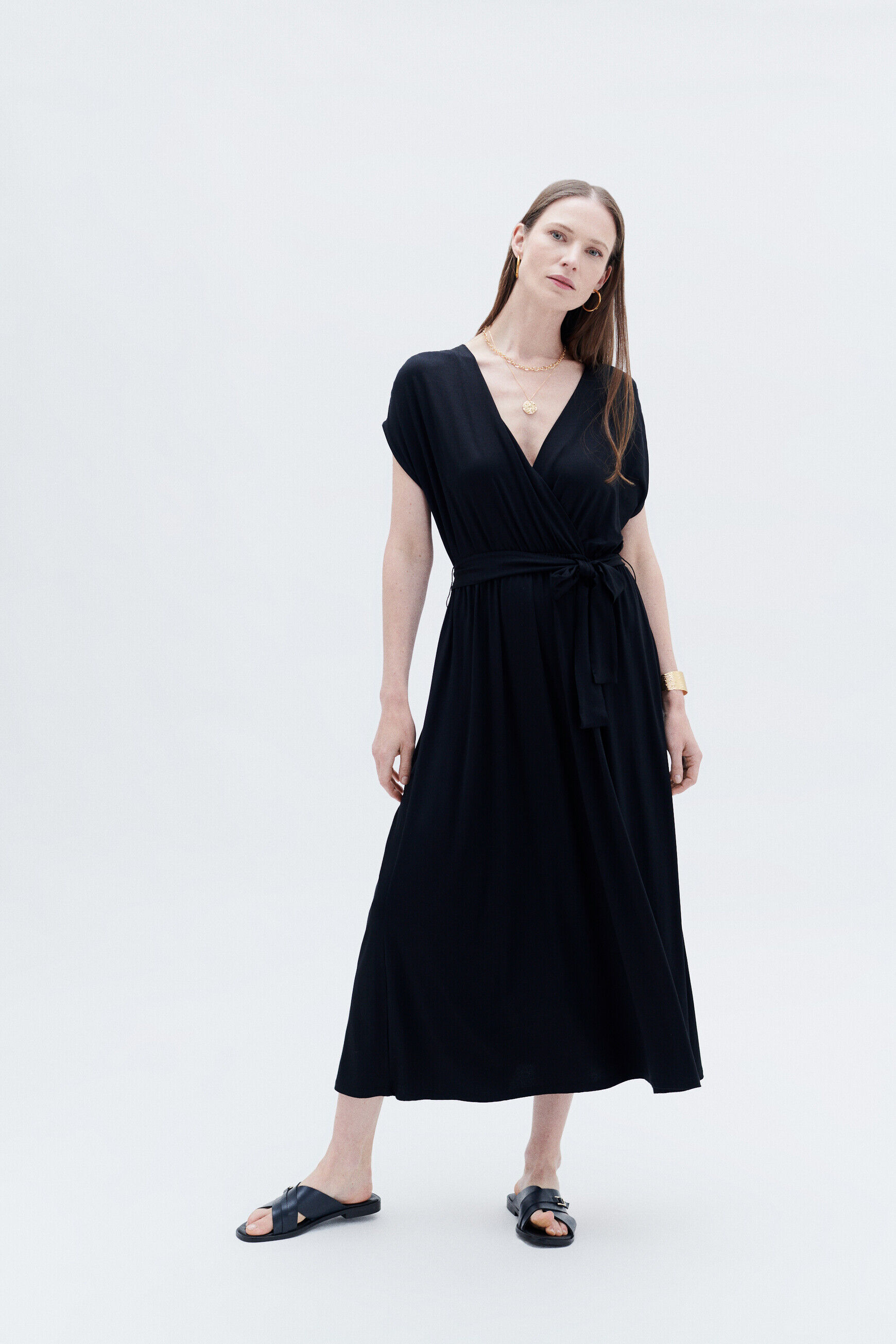 Robe rwendy noir femme