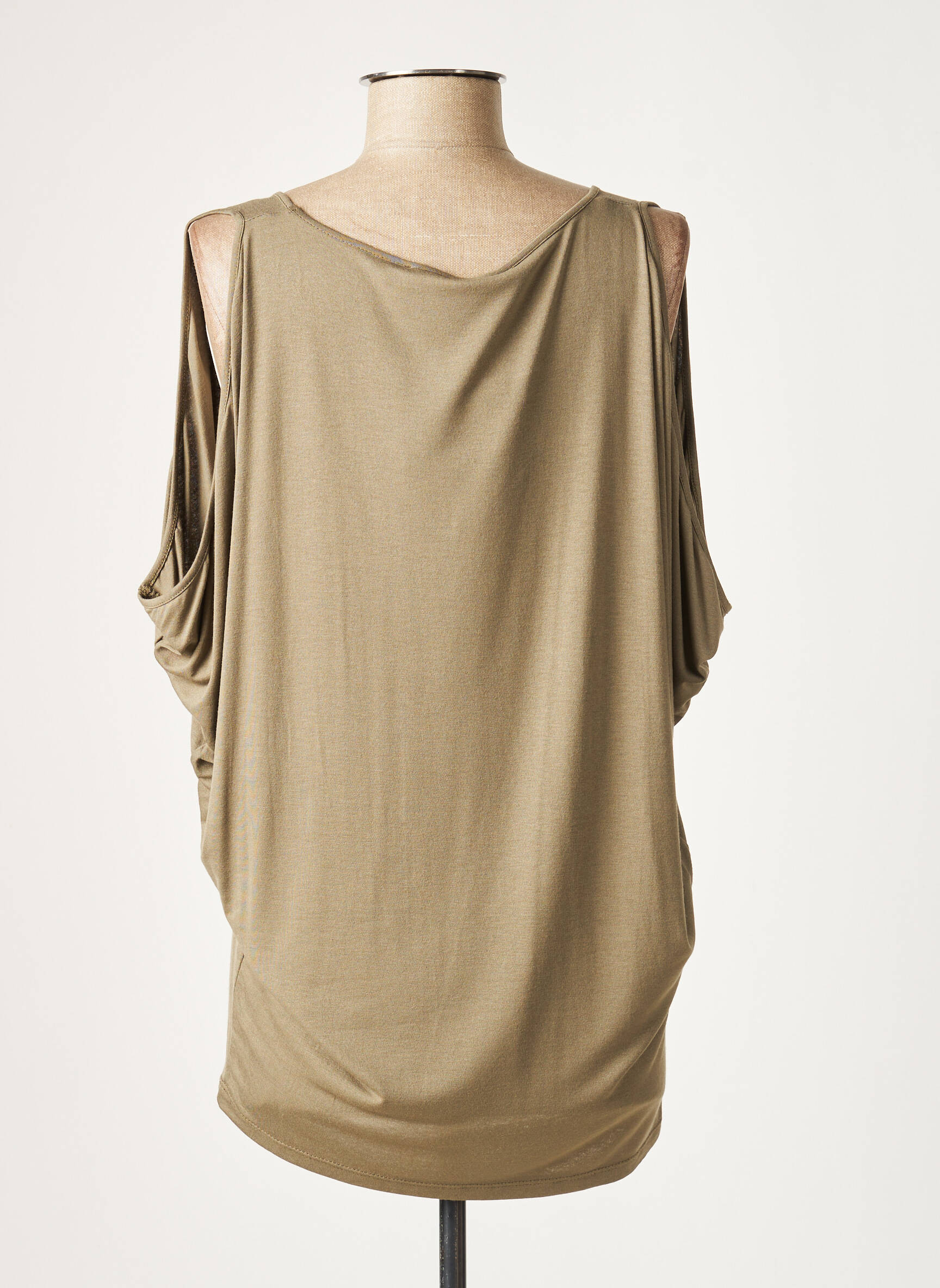 Lauren Vidal Tuniquesansmanche Femme couleur vert