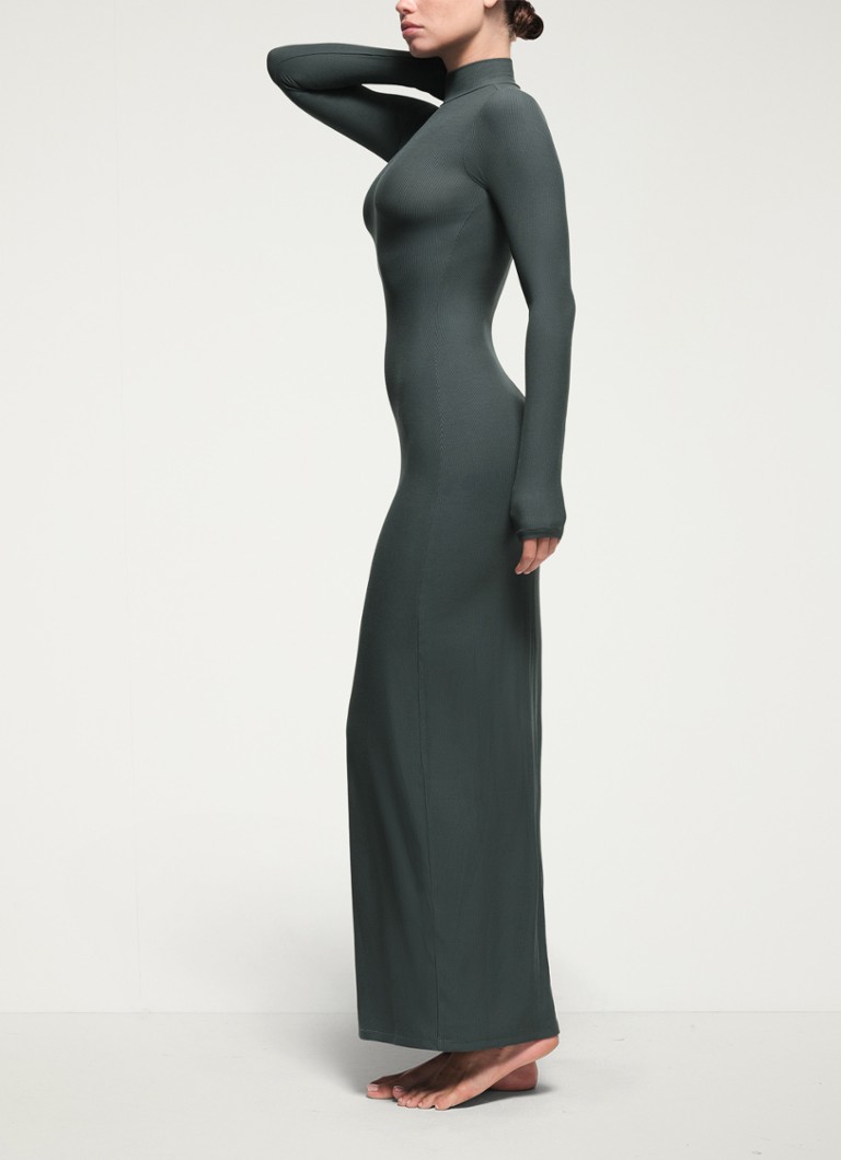 SKIMS Soft Lounge maxi dress with ribbed texture