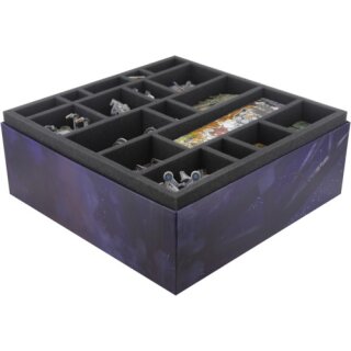 Feldherr Schaumstoff-Set für Core Space: Grundspiel + Purge: Outbreak! - Brettspielbox