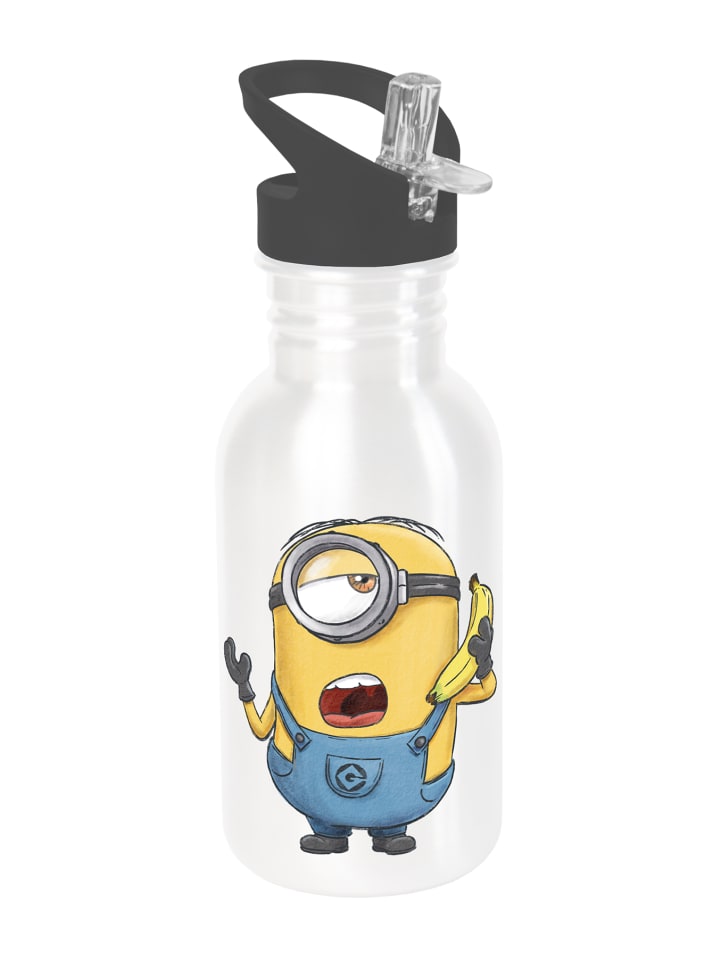 Geda Labels Trinkflasche Minions SuperKitschBanana  in Weiß - 500ml günstig kaufen onesize